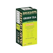 Bigelow Decaffeinated Classic Green Tea Bags, 28/Box (RCB10347)