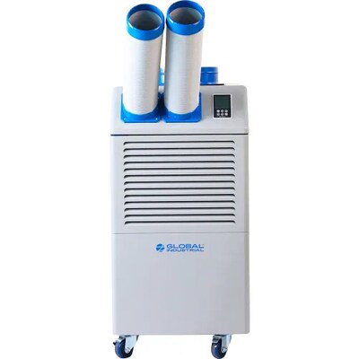 Global Industrial Portable Air Conditioner w/ Cold Air Nozzles, 1.5 Ton, 115V, 16800 BTU (292661)