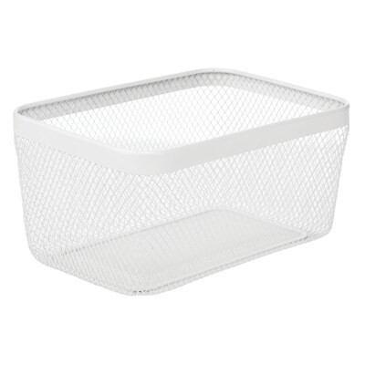 iDesign Steel Organizer, Matte White (25958)