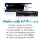 HP 206X Black High Yield Toner Cartridge  (W2110X)