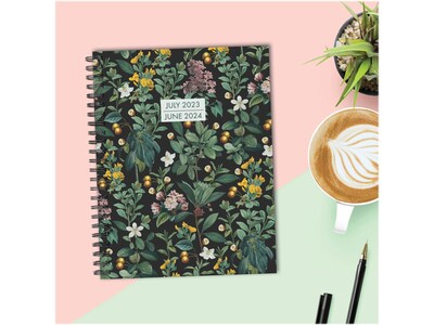 2023-2024 Willow Creek Botanical Nature 8.5" x 11" Academic Weekly & Monthly Planner, Paperboard Cover, Multicolor (37119)