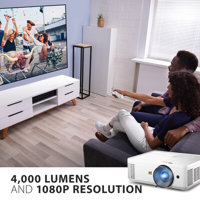 ViewSonic DLP Home and Business Projector, White (PA503HD)