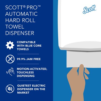 Scott Pro Hardwound Paper Towel Dispenser, Black (34348)