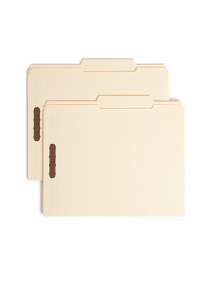 Smead Card Stock Classification Folders, Reinforced 1/3-Cut Tab, Letter Size, Manila, 50/Box (14538)