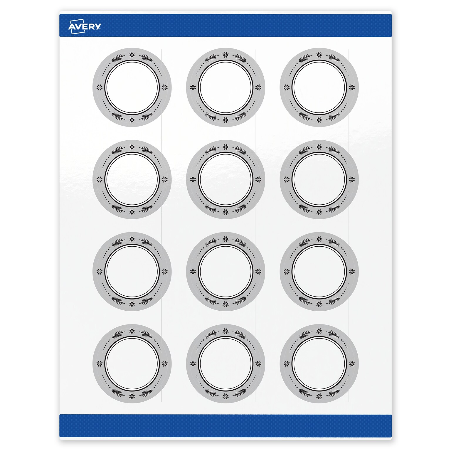 Avery Circle Multipurpose Labels, 2 Dia., White, 120/Pack (19479370603)