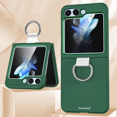 SaharaCase Venture Phone Case for Samsung Galaxy Z Flip6, Shock Absorbing, Cactus Green (CP00585)
