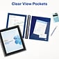 Avery Flexi-View Heavy Duty 1" 3-Ring View Binders, Navy Blue (17685/14988-CC)