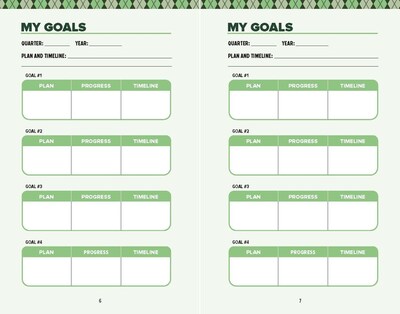 Quarto The Golf Scorecard Guided Journal, 3.8" x 5.85", Green, 96 Pages (9781577154877)