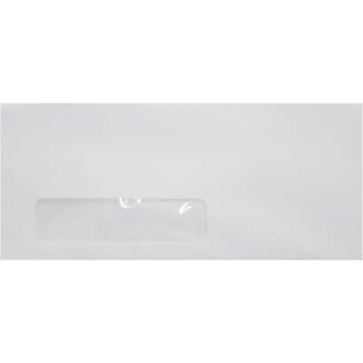 JAM PAPER #10 Window Envelopes 4 1/8 x 9 1/2, 24lb., Bright White, Laser Safe, 50/Pack (92019-50)