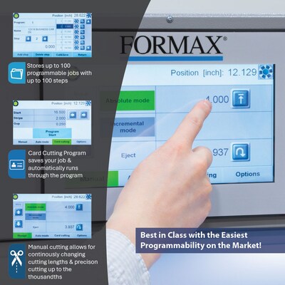 Formax Cut-True 31H 28.7" Guillotine Paper Cutter, Gray (CUT-TRUE 31H)