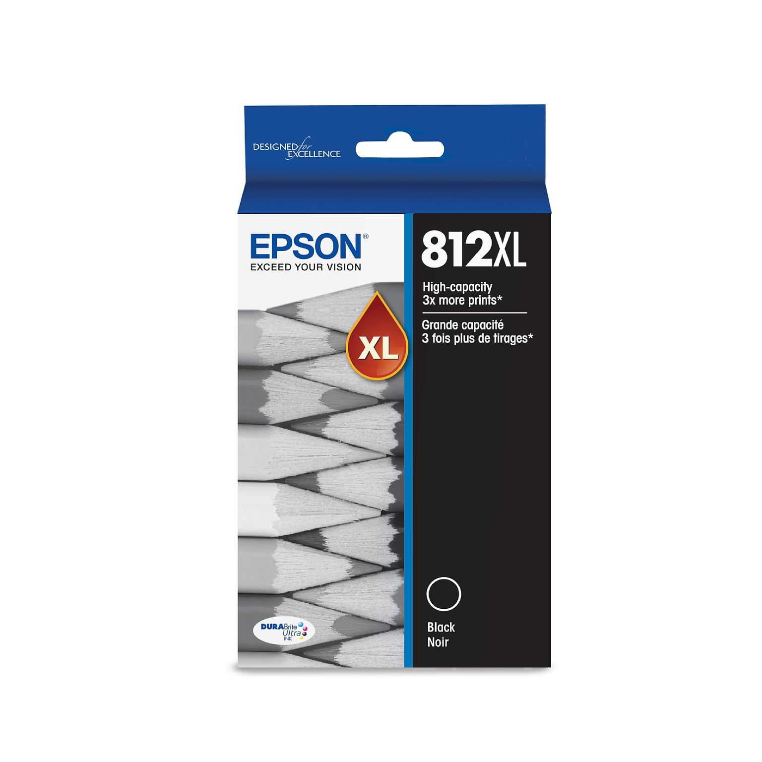 Epson T812XL Black High Yield Ink Cartridge (T812XL120-S)