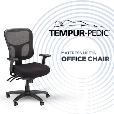 Tempur-Pedic Ergonomic Mesh Swivel Task Chair, Black (TP8000)