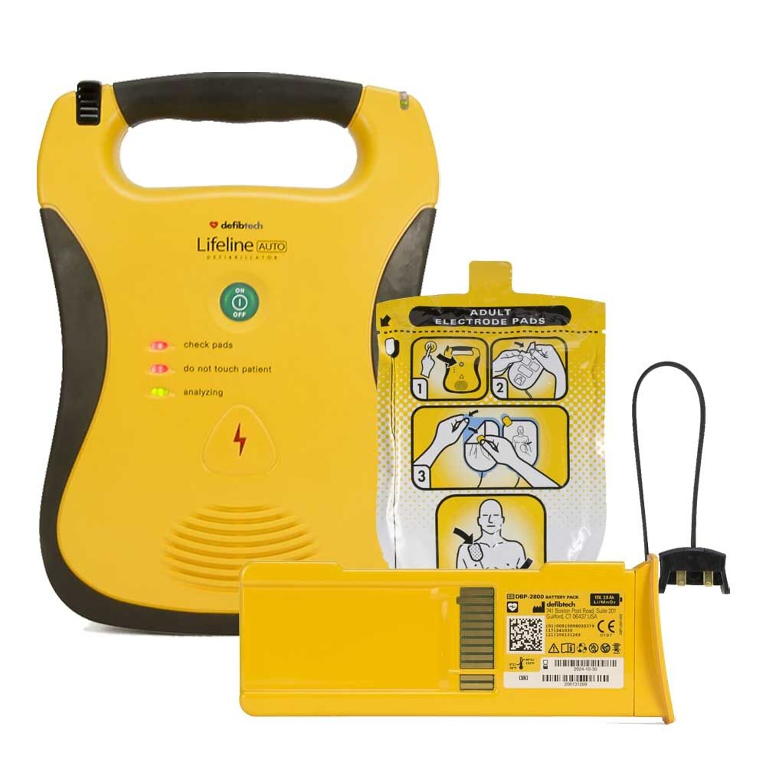 Defibtech Lifeline AUTO Fully Automatic AED (DCFA120EN)