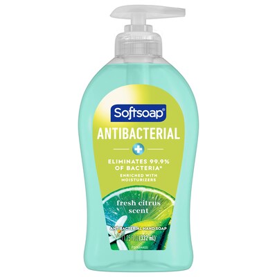 Softsoap Antibacterial Liquid Hand Soap, Fresh Citrus Scent, 6/Carton (US03563ACT)