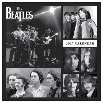 2027 TF Publishing The Beatles 7 x 7 Monthly Wall Calendar, Multicolored (27-2101)