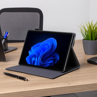 SaharaCase Indy 12" Hand Strap Folio Case for Microsoft Surface Pro, Scorpion Black (TB00480)
