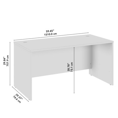 Bush Business Furniture Arrive 60"W Office Desk, Storm Gray (ARD260SG-Z)