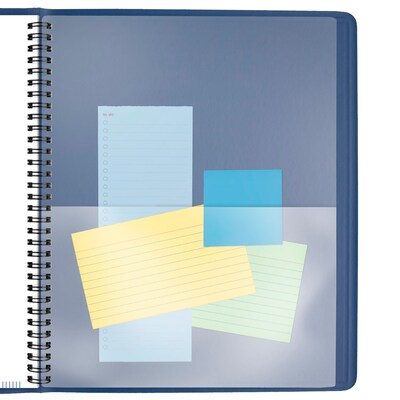 2026-2027 AT-A-GLANCE 9" x 11" Monthly Planner, Faux Leather Cover, Blue (70-250-20-26)