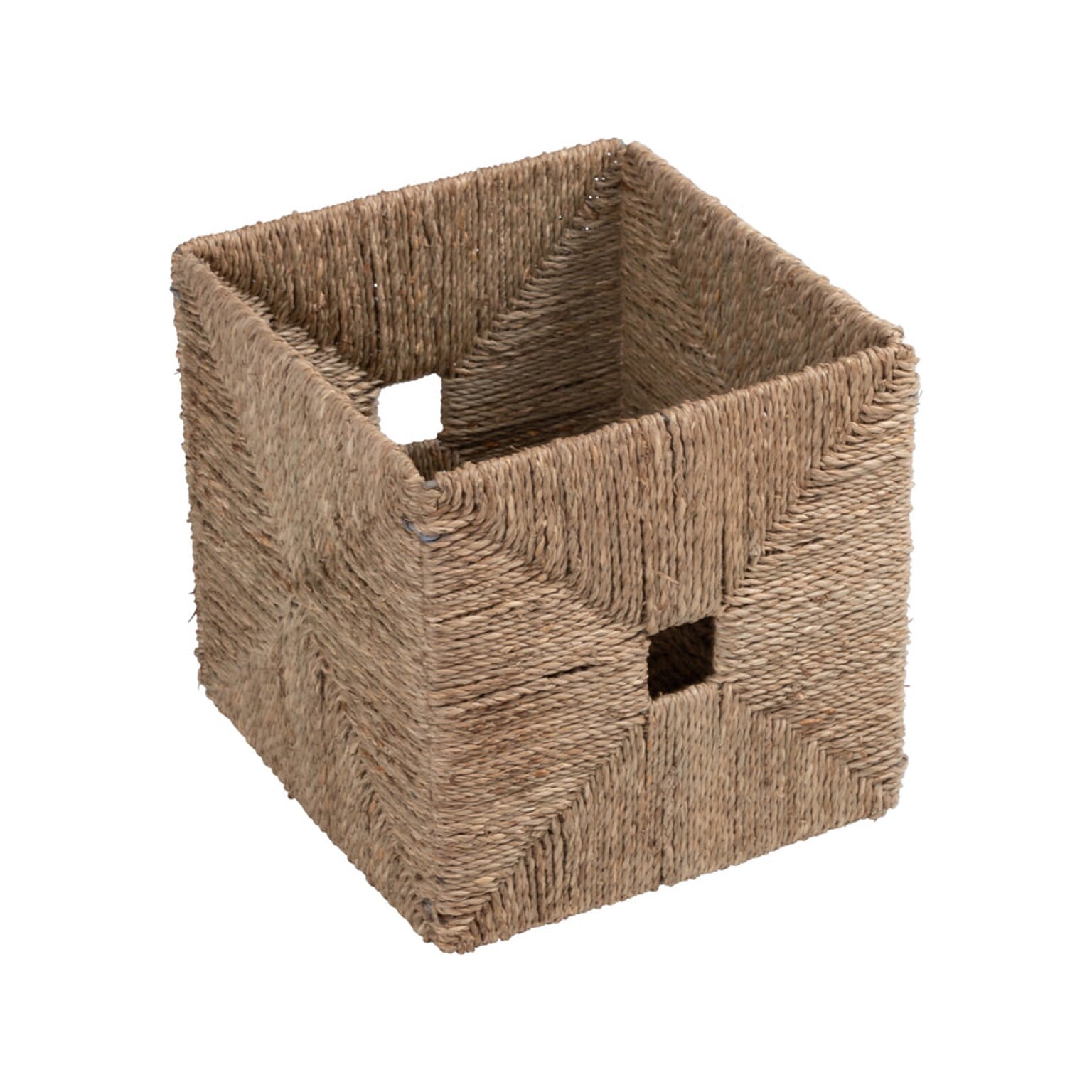 Honey-Can-Do Seagrass Basket with Handles, Natural (STO-09705)