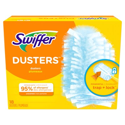 Swiffer Dusters Cloth Refills, Blue, 18/Box (99036)