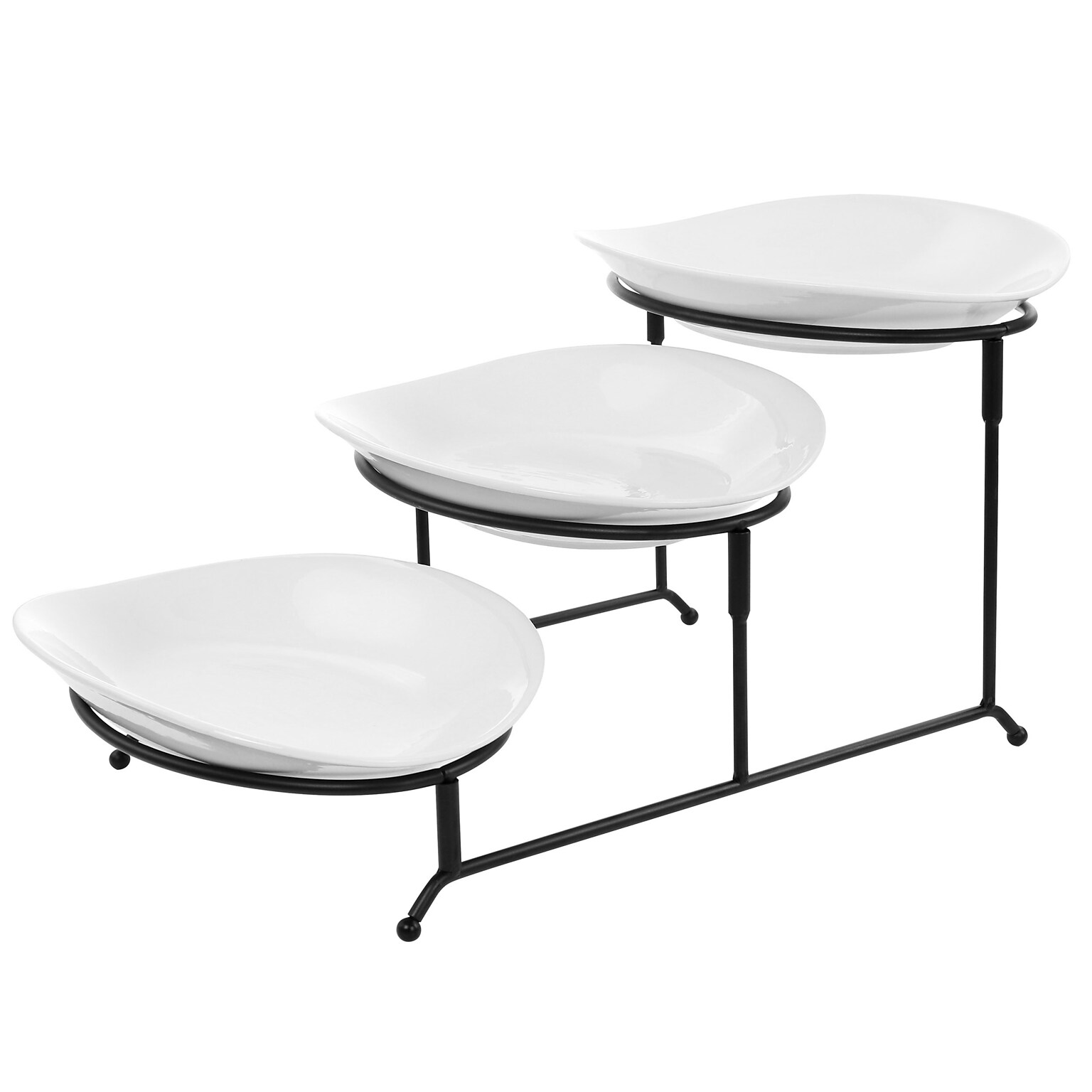 Elama Porcelain Serving Tray, 3 Trays (937116786M)