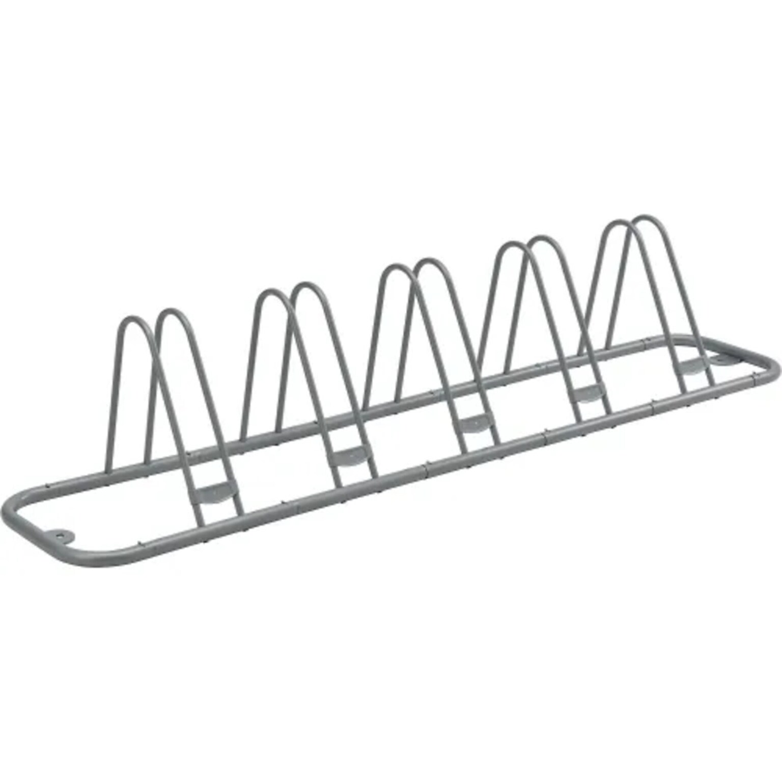 Global Industrial Single-Sided Adjustable Bicycle Parking Rack 5-Bike Capacity (708150)