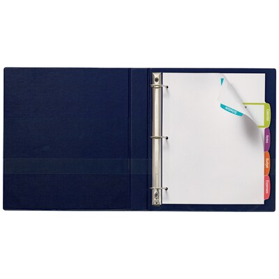 Avery Big Tab Printable Paper Dividers with Large White Labels, 5 Tabs, White, 20 Sets/Pack (14440)