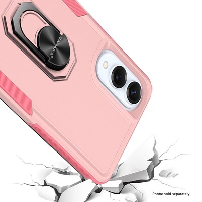 SaharaCase Raider Series Kickstand Phone Case for Samsung Galaxy S25 Edge, Shock Absorbing, Desert Rose (CP00837)