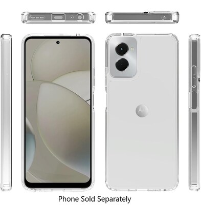 SaharaCase Venture Series Clear Hard Shell Case for Motorola G Power 5G (2024), Clear (CP00561)