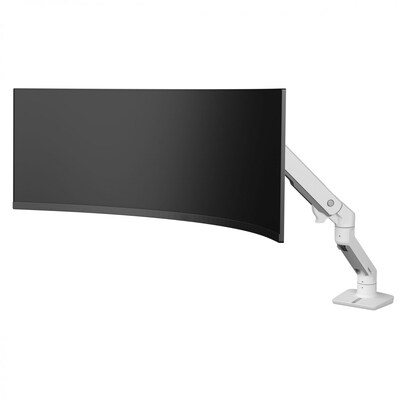 Ergotron HX Adjustable Desk Monitor Arm, White (45-693-216)