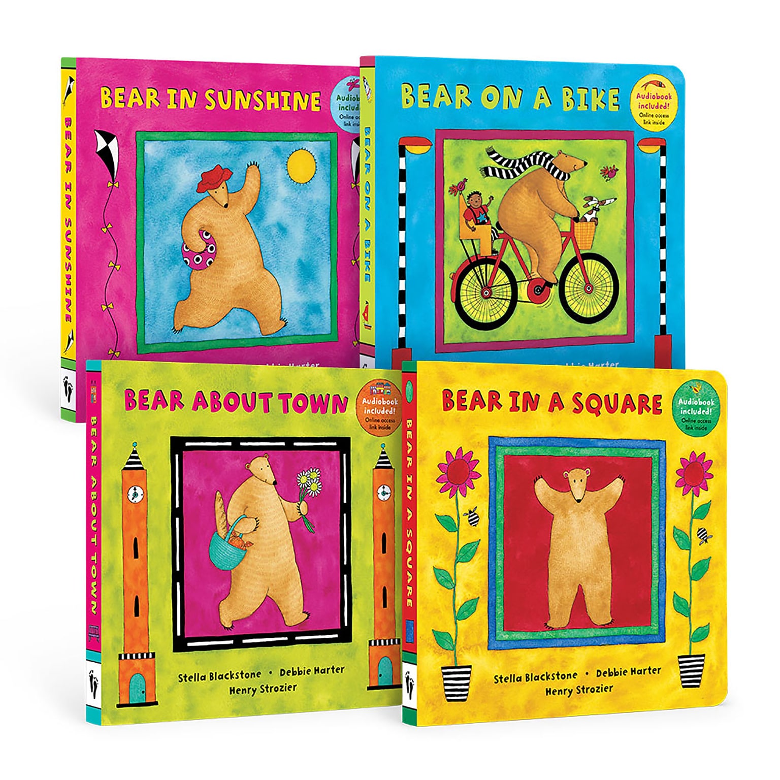 Barefoot Books PreK Bear Series Board Book Bundle, 4/Set (BBK9798888593318)