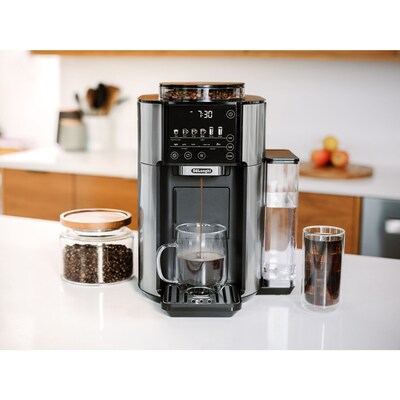 DeLonghi TrueBrew Single-Serve & Automatic Drip Coffee Maker, Stainless Steel CAM51025M
