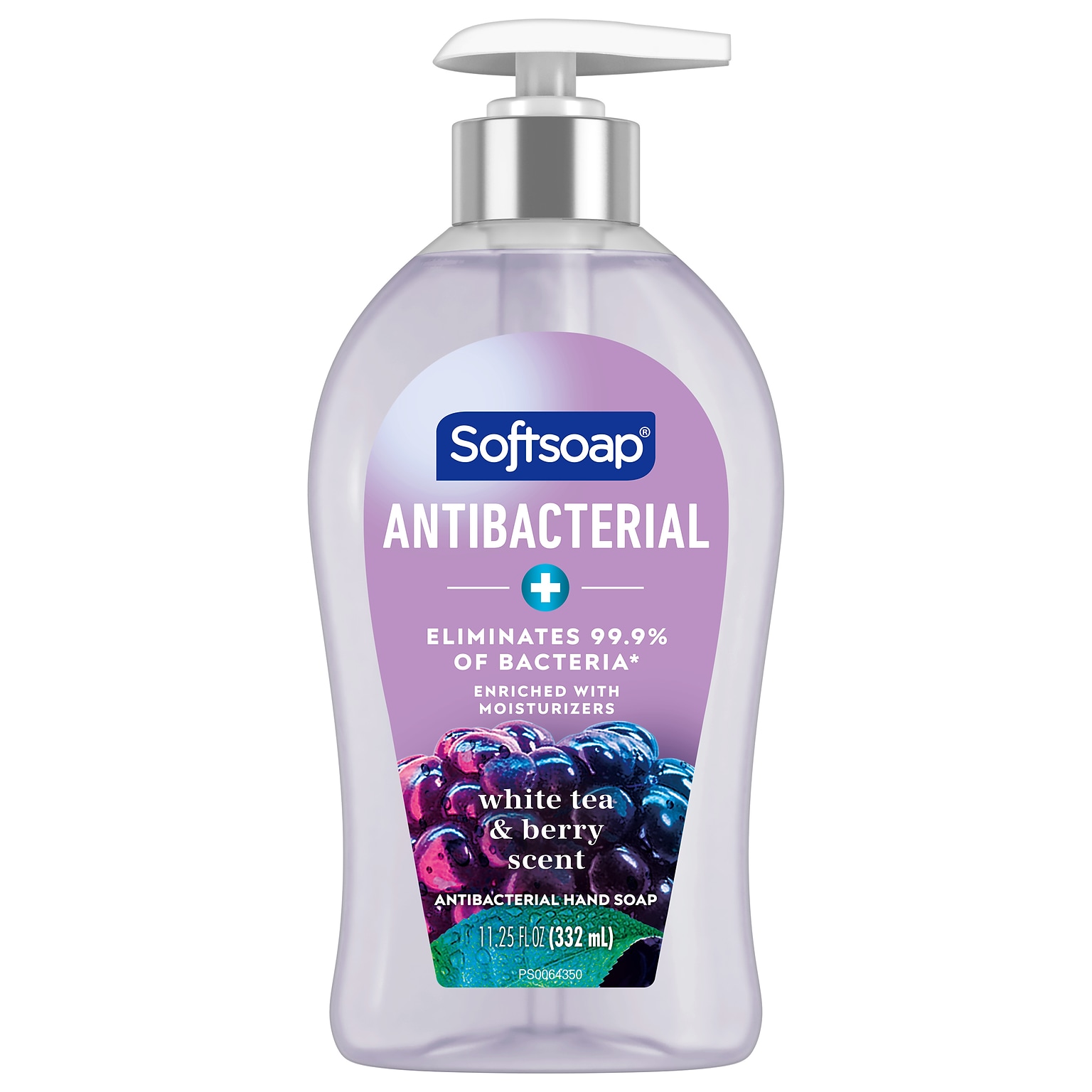 Softsoap Antibacterial Liquid Hand Soap, White Tea & Berry Fusion, 11.25 Oz. (US03574A)