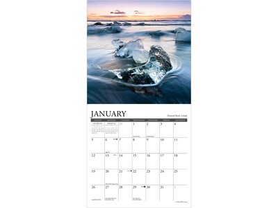 2025 Willow Creek Ocean View 7" x 7" Monthly Wall Calendar (45893)