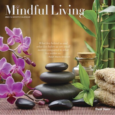 2023 Brush Dance Mindful Living 12 x 12 Monthly Wall Calendar (9781975454708)