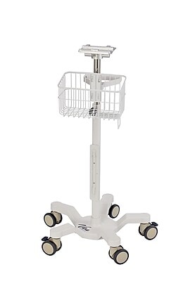 Viva Comfort Universal Vital Signs Monitor Mobile Stand with Mounting Plate for Edan M3, White (ADIME912-C-MP-06-MK)