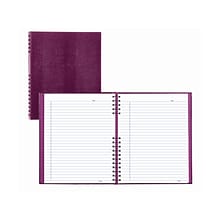 Blueline NotePro Hardcover Executive Journal, 8.5 x 10.75, Wide-Ruled, Grape, 200 Pages (A10200.RA