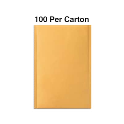Coastwide Professional™ 10.25" x 13.5" Self-Sealing Bubble Mailer, #4, Kraft, 100/Carton (CW56595B)