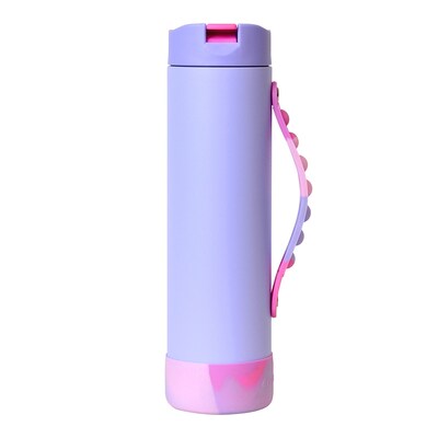 Elemental Iconic Pop Stainless Steel Triple Wall Insulated Water Bottle, 20 oz., Lilac Tie Dye (EMLEB20LCTD33P)