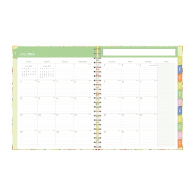 2026-2027 Blue Sky Palermo Clip 8" x 11" Academic Year Weekly & Monthly Planner, Plastic Cover (157586)