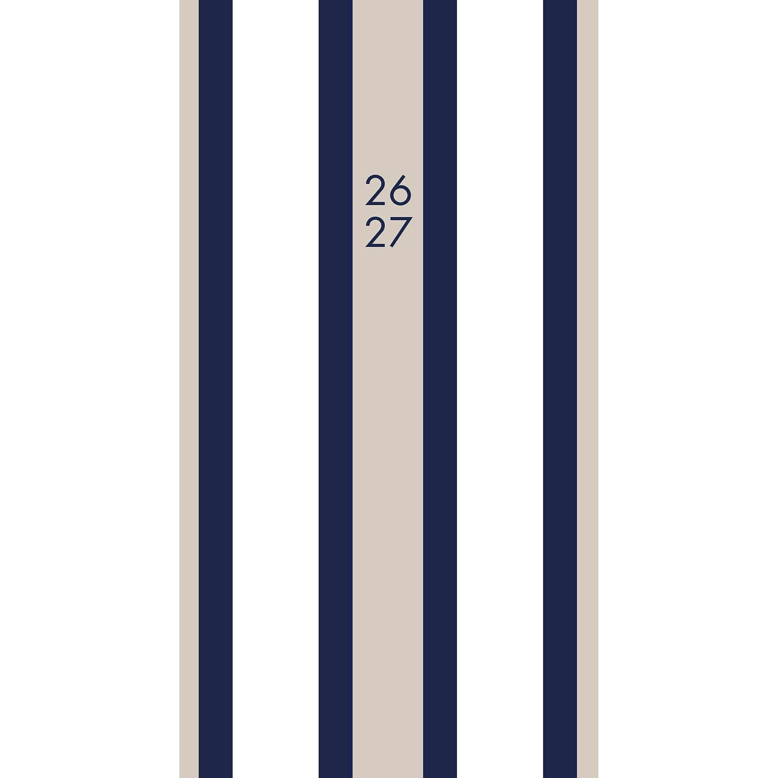2026-2027 Willow Creek Pinstripe 3.5 x 6.5 Monthly Planner Cover (56615X)