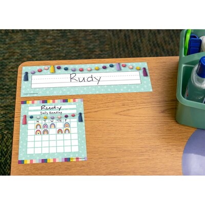 Teacher Created Resources® Oh Happy Day Nameplates, 3.5" x 11.5", 36 Per Pack, 6 Packs (TCR9058-6)