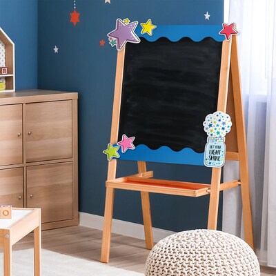 Creative Teaching Press Core Decor EZ Border, 3" x 2', Blue Wavy, 24/Pack, 3 Packs/Bundle (CTP11066-3)