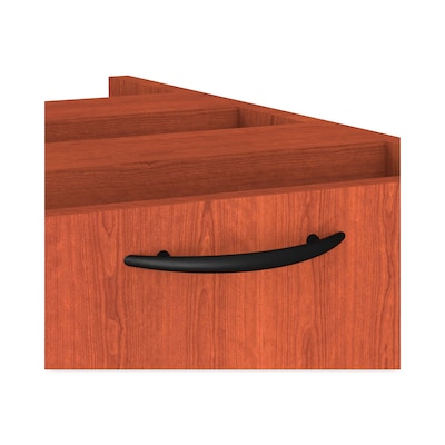 Alera™ Valencia Series Executive Suites in Medium Cherry, Box/File Hanging Pedestal