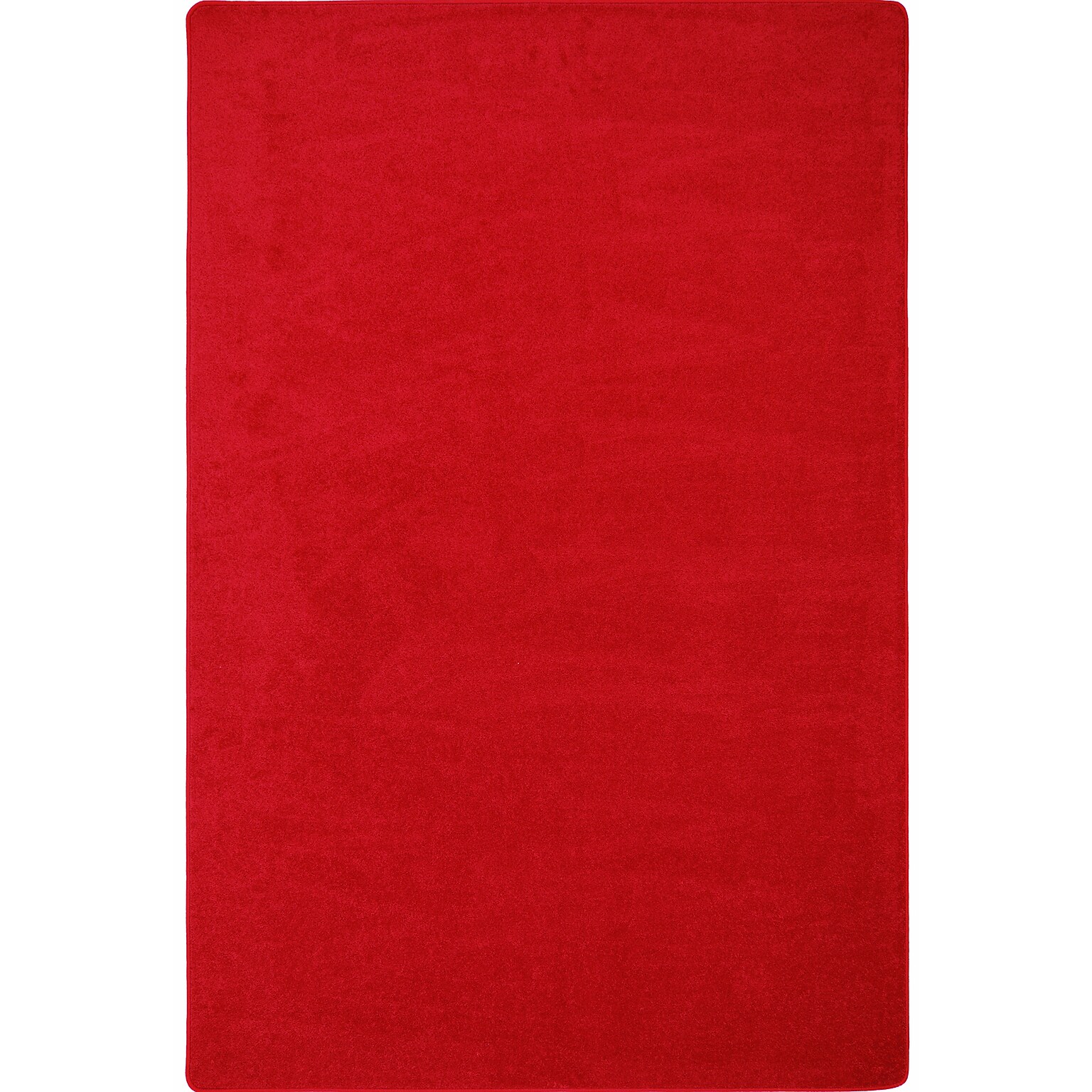 Joy Carpets Endurance Polyester 6 x 9 Machine Tufted Rug, Red (80Q-07)