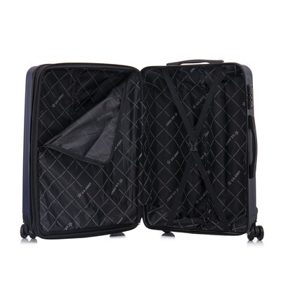 US Army FOX PRO 3-Piece Hardside Spinner Carry-On Luggage Set, TSA Checkpoint Friendly, Navy Blue (USLFPROSML-BLU)