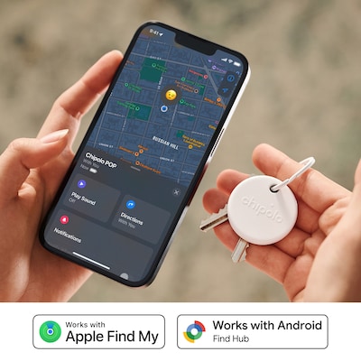 Chipolo POP Bluetooth Tracker, White (RWS.0000001)