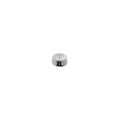 Nahanco Plastic Size Markers, White (SM25XLWB)