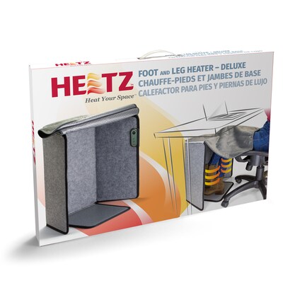Heetz Portable Radiant Electric Heater, Gray (HTZ100)