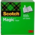 Scotch Magic Invisible Tape Refill, 1/2 x 36 yds., 12 Rolls/Pack (810)